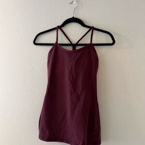 LULULEMON - Burgundy Strappy Tank Top - Size 4
